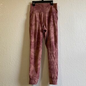 Women's Tie-Dye Joggers in pink